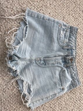 Light Wash Denim Shorts